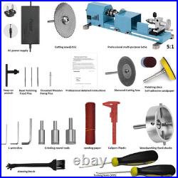 Mini Lathe Machine Multi-Purpose Lathe With Professional Tools Torno Para Madera