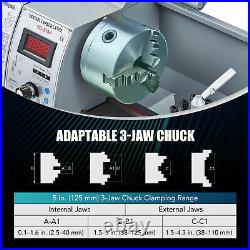 Mini Lathe Machine for Turning Threading Milling Drilling Metal 8x16 2500rpm