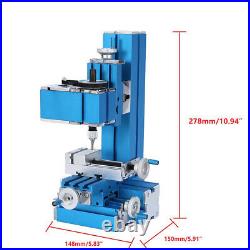 Mini Lathe Milling Machine DIY Woodworking Soft Metal Processing Tool for Hobby