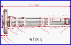 Mini Lathe Spindle? 125mm Length 285m MT#3 bore 20mm for SIEG SC6/C6 Lathe Parts