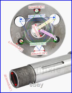 Mini Lathe Spindle? 125mm Length 285m MT#3 bore 20mm for SIEG SC6/C6 Lathe Parts