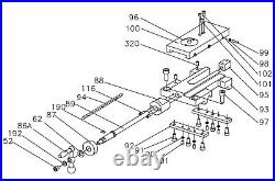 Mini Lathe saddle/Cross Slide Assembly for C3/C2/SC2/G8688/CX704/Compact 9/BD-6