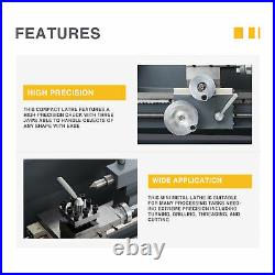 Mini Machine Lathe w 1100W Brushless Motor for Woodworking & More 8x16 2250rpm