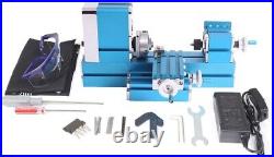 Mini Metal DIY Lathe for Woodworking & Education 110V-240V Portable Tool