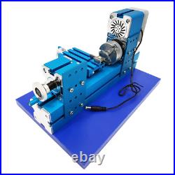 Mini Metal Didactical Lathe Wood Soft Metals Plexiglass Plastic Machining Lathe