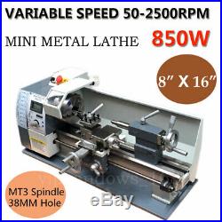 Mini Metal Jade Screw Steel Process Lathe 750W DCBrushless Motor 50-2500RPM 220V