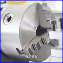 Mini Metal Lathe 1100W Brushless Motor 0.01-0.4mm Auto Feed for Precision Turnin