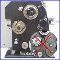 Mini Metal Lathe 1100W Brushless Motor 0.01-0.4mm Auto Feed for Precision Turnin