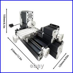Mini Metal Lathe 36W 20000 RPM, Benchtop Tool for Woodworking & Metal Crafting