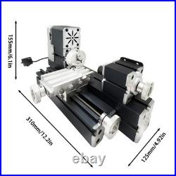 Mini Metal Lathe 36W 20000 RPM, Benchtop Tool for Woodworking & Metal Crafting