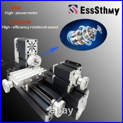 Mini Metal Lathe 36W 20000 RPM, Benchtop Tool for Woodworking & Metal Crafting Mini Metal Lathe 36W 20000 RPM, Benchtop Tool for Woodworking & Metal Crafting