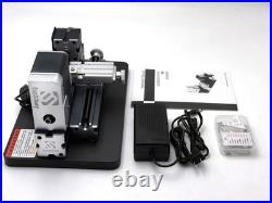 Mini Metal Lathe 36W 20000 RPM, Benchtop Tool for Woodworking & Metal Crafting