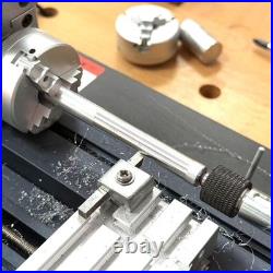 Mini Metal Lathe 36W 20000 RPM, Benchtop Tool for Woodworking & Metal Crafting