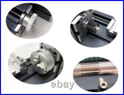 Mini Metal Lathe 36W 20000 RPM, Benchtop Tool for Woodworking & Metal Crafting