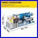 Mini Metal Lathe 550W Metal Lathe 180x350mm Tool Precision Machine Metalworking