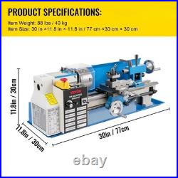 Mini Metal Lathe 550W Metal Lathe 180x350mm Tool Precision Machine Metalworking Mini Metal Lathe 550W Metal Lathe 180x350mm Tool Precision Machine Metalworking