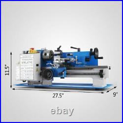 Mini Metal Lathe 7x12 550W Precision Variable Speed 2250RPM High Quality Items