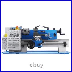 Mini Metal Lathe 7x12 Metalworking Machine Variable Speed 2250 RPM