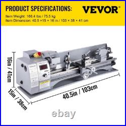 Mini Metal Lathe 8.3x31.5 Inch 2500RPM Variable Brushless Motor