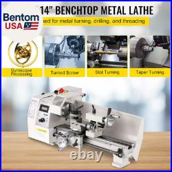 Mini Metal Lathe, 8X14, Mini Lathe Machine 2250 PRM Variable Speed Change, Pre