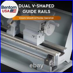 Mini Metal Lathe, 9 X 24 Benchtop Metal Lathe with 3 Jaw Chuck and 3000Rpm Max