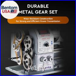 Mini Metal Lathe, 9 X 24 Benchtop Metal Lathe with 3 Jaw Chuck and 3000Rpm Max