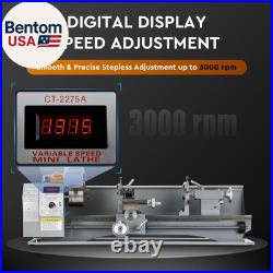 Mini Metal Lathe 9 X 30 Benchtop Metal Lathe with 3 Jaw Chuck and 3000Rpm Max Mini Metal Lathe 9 X 30 Benchtop Metal Lathe with 3 Jaw Chuck and 3000Rpm Max