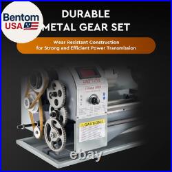 Mini Metal Lathe 9 X 30 Benchtop Metal Lathe with 3 Jaw Chuck and 3000Rpm Max