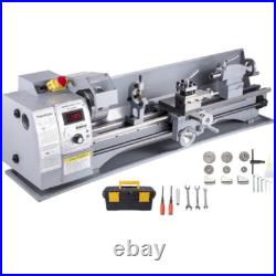 Mini Metal Lathe Benchtop Machine 8.3 X 31.5 Working Lathe Center Rest