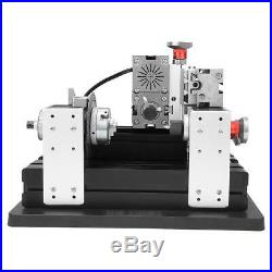 Mini Metal Lathe DIY Micro Milling Machine High Power Millier 12000rpm 60W