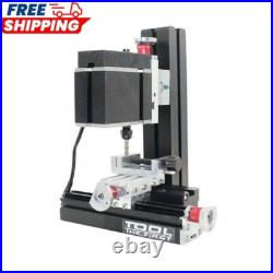Mini Metal Lathe DIY Miniature Milling Machine Multipurpose Millier 60W 12000rpm