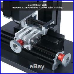 Mini Metal Lathe Drilling Milling Machine 60W Power Tools Woodworking System