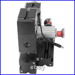 Mini Metal Lathe Machine, 12VDC 60W 12000RPM High Power Micro Lathe with Dril Mini Metal Lathe Machine, 12VDC 60W 12000RPM High Power Micro Lathe with Dril