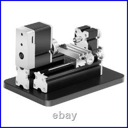 Mini Metal Lathe Machine 2.76 x 5.12 in Power Metal Lathe 20,000 RPM 36W