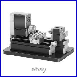 Mini Metal Lathe Machine 2.76in Max Dia 20000 RPM 36W