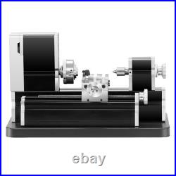 Mini Metal Lathe Machine 2.76in Max Dia 20000 RPM 36W