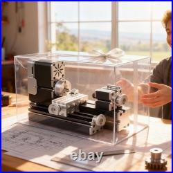 Mini Metal Lathe Machine 36W 20,000RPM Precision Tool for Wood & Soft Metals DIY