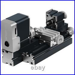 Mini Metal Lathe Machine 36W 20000 RPM All Metal Miniature Lathe for Hobbyist