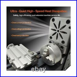 Mini Metal Lathe Machine, 36W 20000 RPM, Benchtop Lathe for Woodworking DIY, C