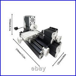Mini Metal Lathe Machine, 36W 20000 RPM, Benchtop Lathe for Woodworking DIY, C