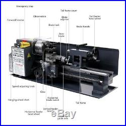 Mini Metal Lathe Machine 550W 7 x 14 Variable Speed 2250 RPM Metalworking