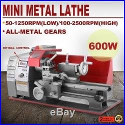 Mini Metal Lathe Machine 600W 11.5 x 27.5 Woodworking Metalworking Tool