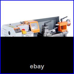 Mini Metal Lathe Machine 8x14 500W Variable Speed Benchtop Tool with Box