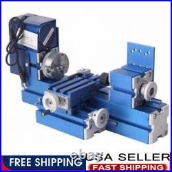 Mini Metal Lathe Machine CNC DIY Tool Benchtop Wood Lathe Woodworking For Hobby