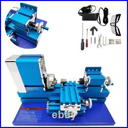 Mini Metal Lathe Machine for Woodworking Craft Hobbyist Teaching DIY Tool