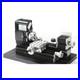 Mini Metal Lathe Metalworking Woodworking DIY Model Making 24W 20000rpm