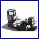 Mini Metal Lathe Metalworking Woodworking DIY Model Making 24W 20000rpm