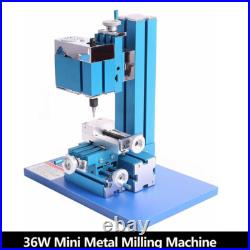 Mini Metal Lathe Milling Machine Motorized Metalworking Benchtop Woodworking