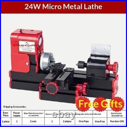 Mini Metal Lathe Multifunctional Benchtop Lathe for Hobby & Teaching Use