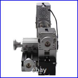 Mini Metal Lathe Soft Metalworking Woodworking DIY Model Making 60W TZ20002MG